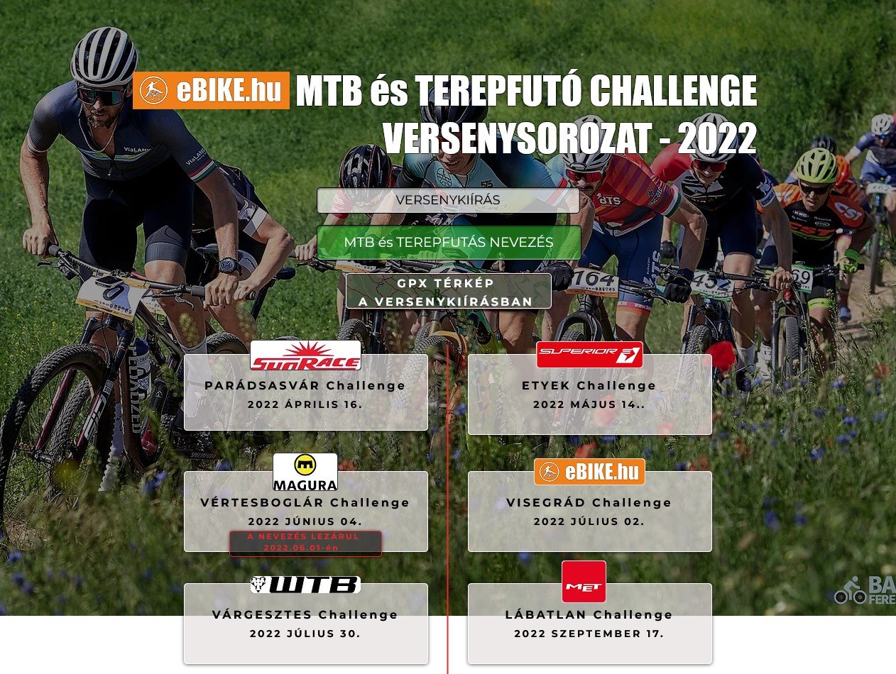MTB és terepfutó verseny MTB és terepfutó verseny