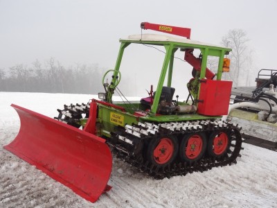 Rasant Schnee-Trak